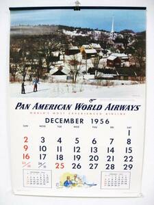 1957 год хлеб nam(PAN AM) американский хлеб american авиация выпуск календарь 