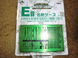 一番くじ、平成ライダー大集合編*E賞の名刺ケース仮面ライダー