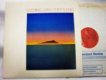 LP　EVENING STAR/FRIPP&ENO/フリップ&イーノ/UK_画像1