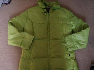 * WOODS down jacket lime green M. made 