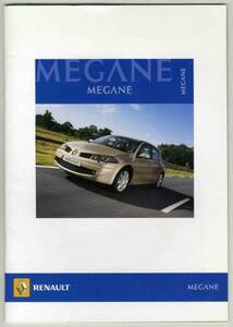 [b0682]07.11 Renault Megane каталог ( с прайс-листом .)