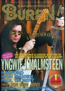 BURRN '01/1 YNGWIE MALMSTEEN HALFORD IRON MAIDEN P.GILBERT