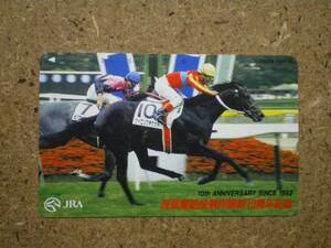 I309*ui person g ticket JRA.. telephone .. place horse racing telephone card 