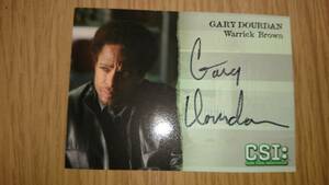 CSI: science ...*Warrick auto graph card 