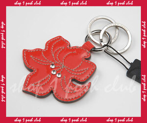 D&G* Dolce&Gabbana [DP0573] enamel car f* key ring * orange 