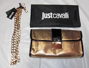  prompt decision SALE! Just Cavalli * chain shoulder bag unused * genuine article. 