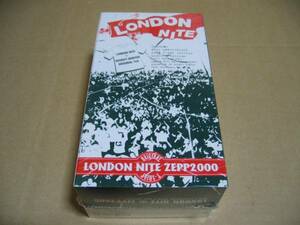 LONDON NITE ZEPP200 VHS+T-SHIRTS V2 REC. V2VP-5003-4 100min.