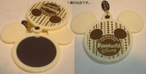 Mickey type small size mirror /TokyoDisneyResort ParkFanClub/.