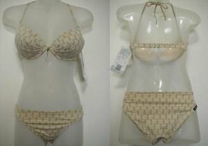  free shipping [ Last Scene ] swimsuit bikini { new goods }7S| beige wire entering!