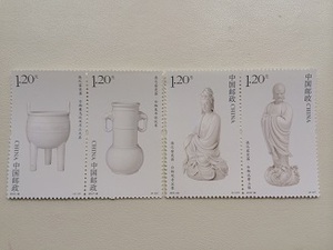 中国切手2012-28徳化瓷器