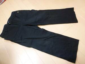 C.aujard/ Christian oja-ru* black beautiful line half edge height pants 40N22