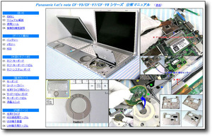 【分解修理マニュアル】 Panasonic CF-Y5 CF-Y7 CF-Y8 ◆仕組◆
