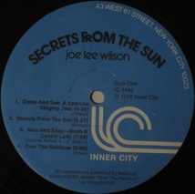Joe Lee Wilson - Secrets From The Sun ■ spiritual jazz_画像2