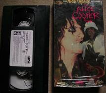 ☆【希少!★Alice Cooper（アリスクーパー）/theNIGHT MARE/87'VHS/中古良品／送料400円】★_画像3
