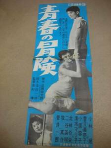 bb0137小林旭『青春の冒険(1957』spポスタ