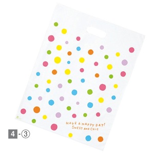  colorful dot poly bag S(18×35) 100 sheets shopping bag event 