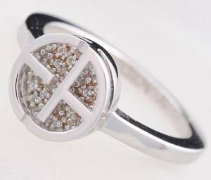 [EAAC307] Emporio Armani [ topaz. ring ](19 number ) new goods * sale! [ regular price 21,000 jpy ]