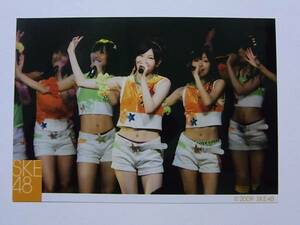 SKE48 大矢真那・松下唯 2009 初期公式生写真★手をつなぎながら