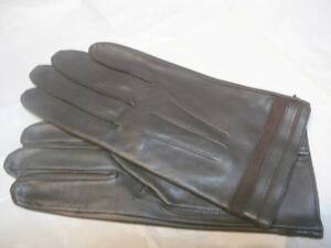 GEORGES RECH Georges Rech high quality sheepskin leather gloves Brown 24