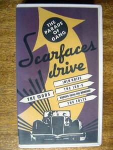 【VHS】SCARFACE DRIVE(TKVE60446徳間ジャパン1992年THE MODS/COLTS/JACKKNIFE/100Sモッズ森山達也)