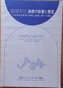 「社会福祉士」制度の影響と展望　社会福祉従事者の実践と意識に関する調査