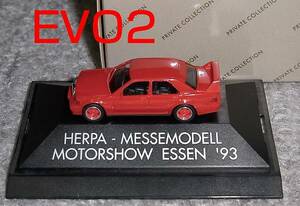 ESSEN93 1/87メルセデス ベンツ 190E EVO2 レッド MERCEDES W201