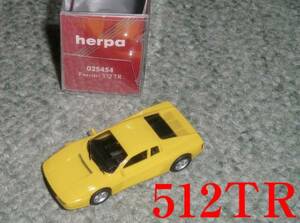 1/87 フェラーリ 512TR イエロー ferrari herpa テスタロッサ TESTAROSSA