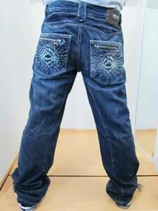 AA11）ANTIK DENIMデザインデニムパンツ34/MCRZ1217