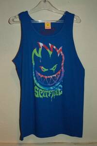 新品 SPITFIRE TANKTOP スピットファイヤー タンクトップ BLUE