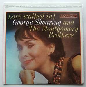 ◆ GEORGE SHEARING and The Montgomery Brothes / Love Walked In ◆ Jazzland JLP-955 (black:BGP) ◆ V