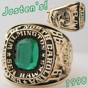 * including postage SALE* college ring 1998 green & law faculty &14 gold ultimate rare beautiful goods prompt decision!!!