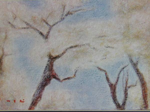 Noriyuki Ushijima, Flores de cerezo, Libro de arte raro de alta calidad., Firmado en la placa, nuevo marco incluido, Cuadro, Pintura al óleo, Naturaleza, Pintura de paisaje
