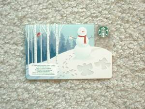  rare out of print 2013* snow ...* Christmas * North America Starbucks card 