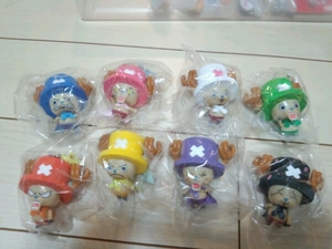  prompt decision rare key chain One-piece chopper man full Complete all 8 kind Secret . figure 