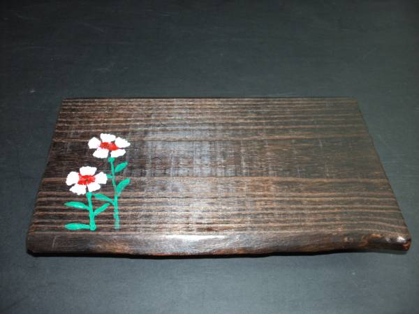 Baked paulownia polyurethane finish dianthus decorative stand, handmade works, interior, miscellaneous goods, others