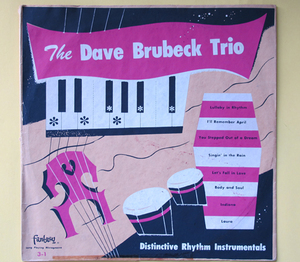  10インチ◆DAVE BRUBECK TRIO◆ FANTASY 米深溝