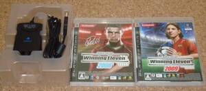 ☆美品☆PS3 ウイニングイレブン2009 + 2008 + USBカメラ