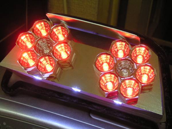 ZRX400/1100☆RGB 流星テールランプLEDユニット☆ ZRX400 ZRX1100 ZRX1200 LED 烈光 テール球セット 新品 S25