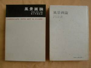 風景画論　ケネス・クラーク　岩崎美術社　《送料無料》