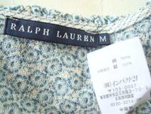 RALPH LAUREN 花柄フリル半袖シャツ sizeM ラルフローレン_画像3