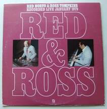 ◆ RED NORVO & ROSS TOMPKINS / Recorded Live January 1979 ◆ Concord Jazz CJ-90 ◆ _画像1