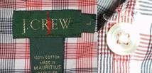 ★即決USA古着★旧タグJ.CREW J.クルー半袖チェックシャツL★_画像3