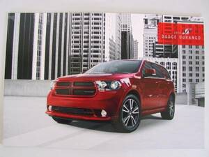  Dodge Durango 2013 year of model USA catalog 