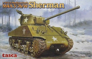 1/35 タスカ 35-019 アメリカ中戦車 M4A3(76)Wシャーマン