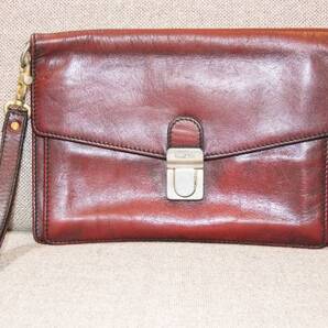 ゴールドファイル GOLD PFEIL セカンドバッグ ボルドーレザー