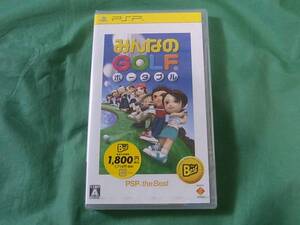 ★新品 PSP みんなのGOLF ポータブル みんなのゴルフ ベスト版