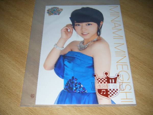AKB48 峯岸みなみ　A4サイズ 生写真　ポスター　24枚　バインダー AKB48 峯岸みなみ A4サイズ 生写真 ポスター 24枚 バインダー