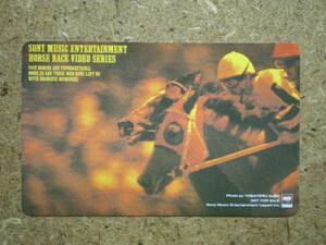 U2425*SONY horse racing telephone card 