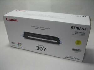 新品 未開封品　キャノン（Ｃａｎｏｎ）　純正　トナーカートリッジ３０７　イエロー　ＣＲＧ－３０７ＹＥＬ