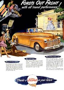 ◆1947年の自動車広告　フォード　FORD